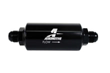 Load image into Gallery viewer, 10an Inline Fuel Filter 10 Micron 2in OD Black