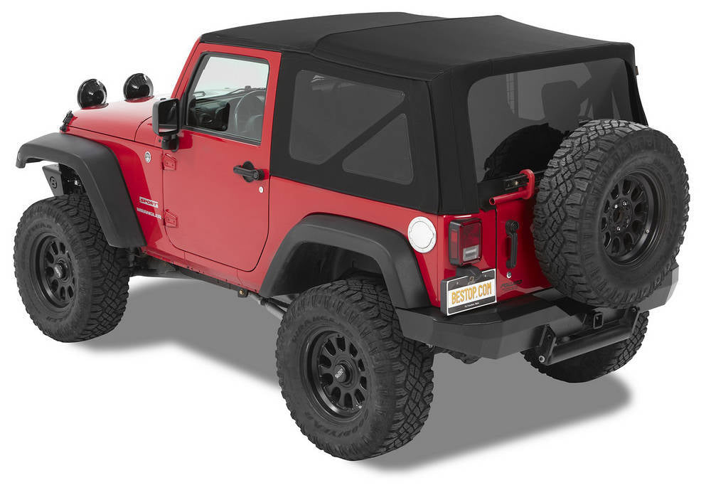 Supertop NX Black Twill 07-16 Wrangler JK 2 Door