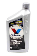 Load image into Gallery viewer, 20w50 Synthetic Oil Qt. Valvoline