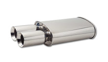 Load image into Gallery viewer, STREETPOWER Oval Muffler w/ Dual 3.5in Round Tip