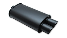 Load image into Gallery viewer, STREETPOWER FLAT BLACK O val Muffler w/Dual Tips