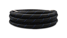 Load image into Gallery viewer, 10ft Roll -4 Black Blue Nylon Braided Flex Hose