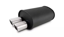 Load image into Gallery viewer, Streetpower Flat Black Oval Muffler 3in Inlet