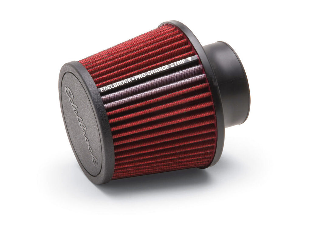 Pro-Flo Air Filter Cone 6-1/2 Tall Red/Chrome