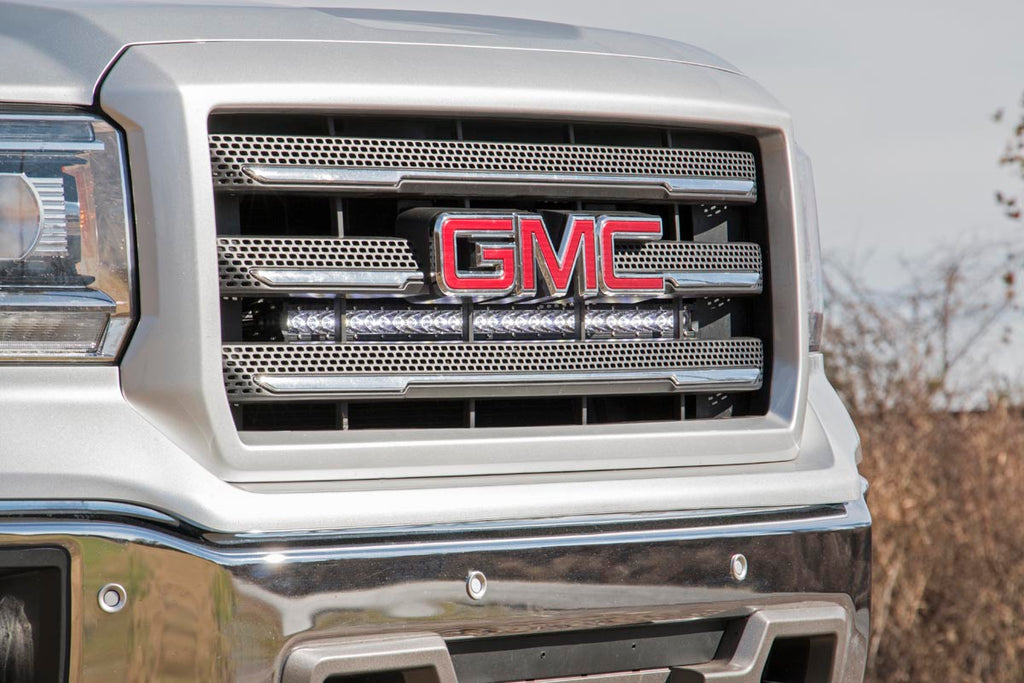 LED Light Kit | Behind Grille Mount | 30" Chrome Single Row | Chevy/GMC 1500 (14-18)
